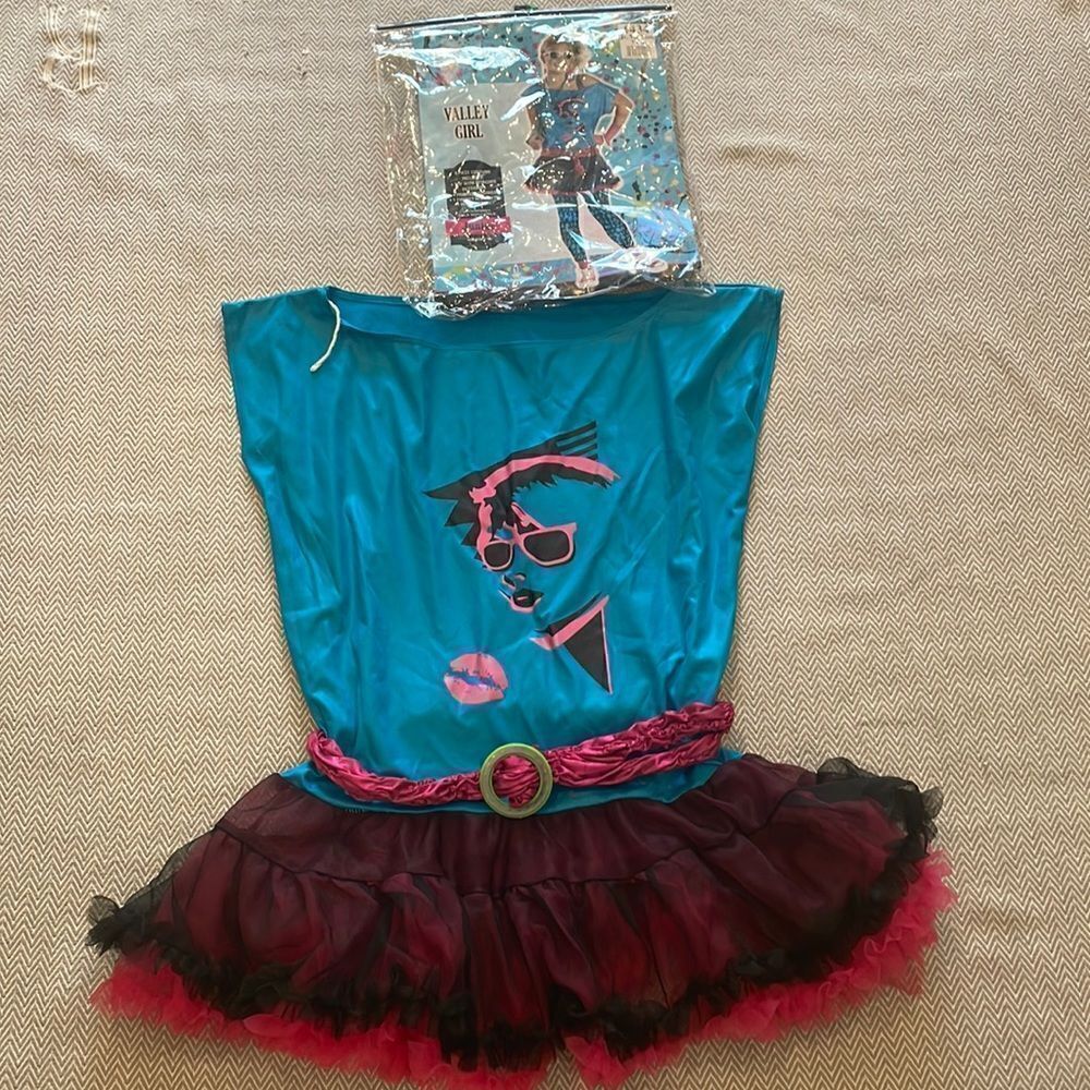 Valley Girl 80’s  Costume Woman’s Junior Medium